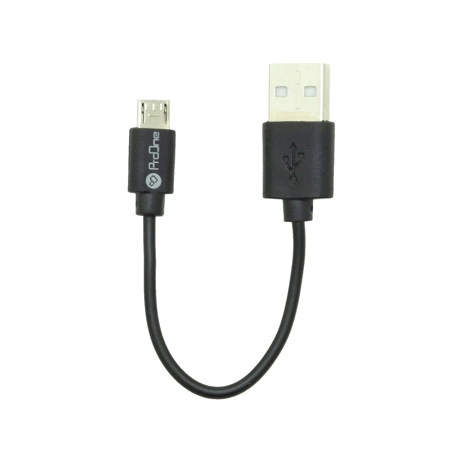 کابل کوتاه میکرو پرووان مدل PCC10MB با سرعت شارژ پایین مناسب شارژ اسپیکر و لوازم الکترونیکی