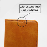 کیف گوشی سامسونگ A06 دارای جاکارتی و قفل مگنتی کیفیت عالی