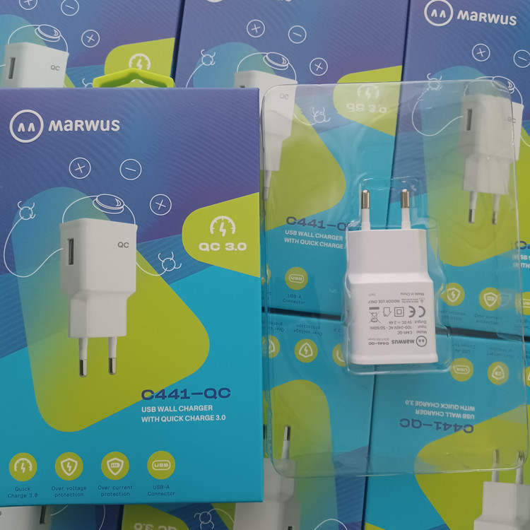 کلگی شارژ marwus مدل c441-qc فست شارژ کیفیت عالی