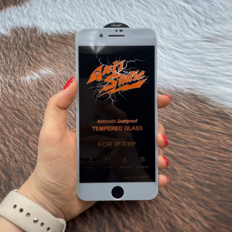 گلس آیفون +7/+8 آنتی استاتیک میتوبل کیفیت عالی ( گلس iphone 7 plus / iphone 8 plus )