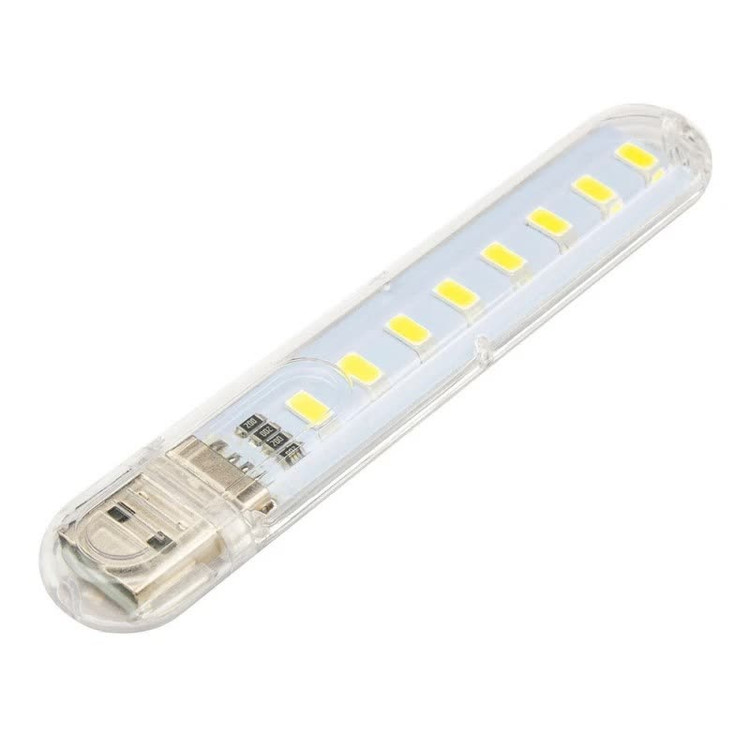لامپ usb با 8 عدد led نور فوق العاده کیفیت عالی
