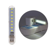 لامپ usb با 8 عدد led نور فوق العاده کیفیت عالی