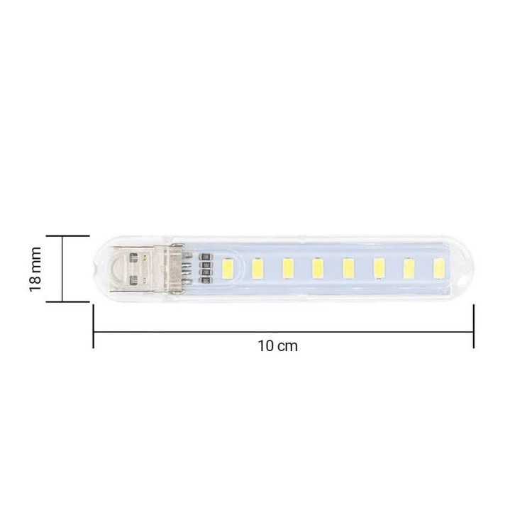 لامپ usb با 8 عدد led نور فوق العاده کیفیت عالی