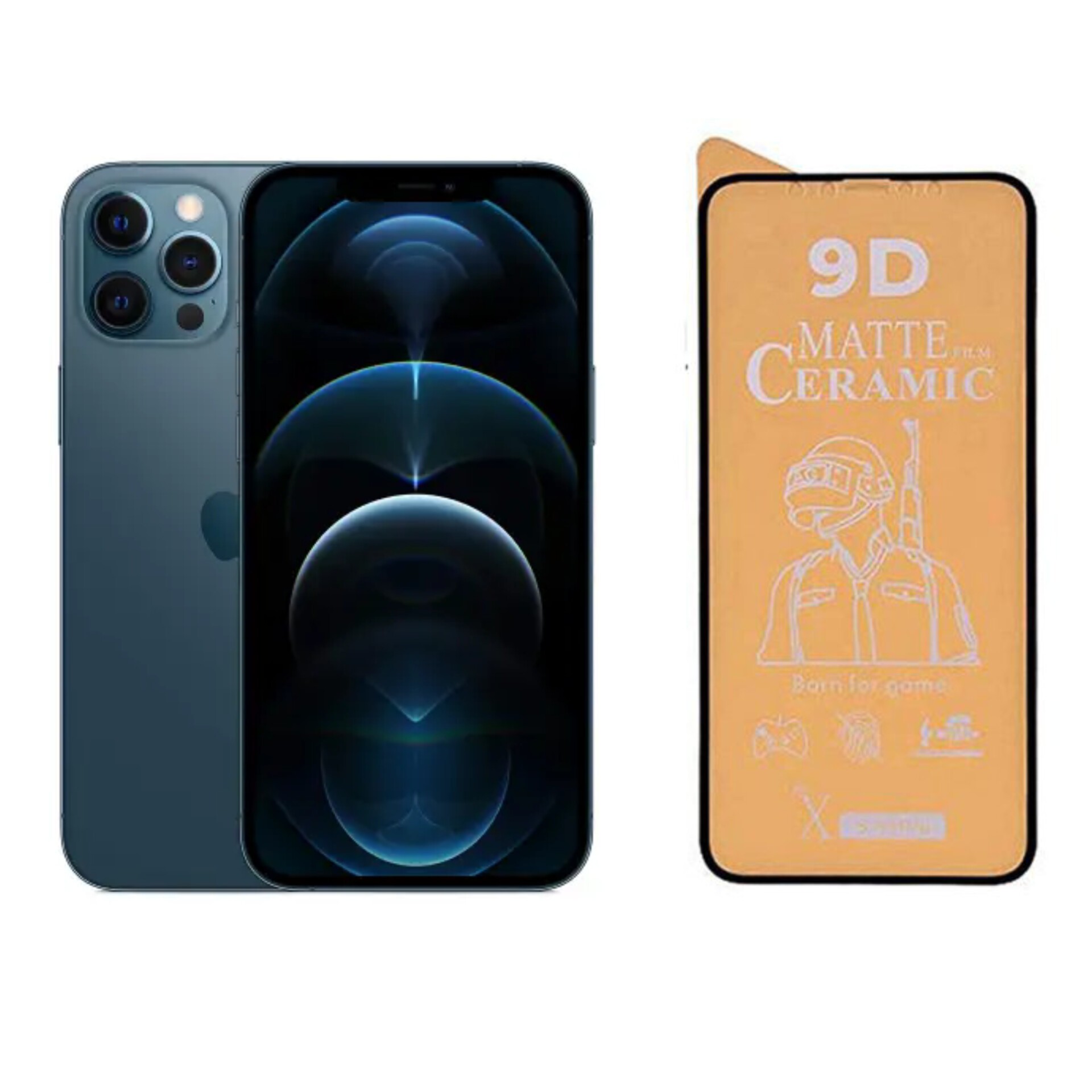 گلس سرامیکی مات iphone 12 promax کیفیت عالی ( گلس آیفون 12 پرومکس )