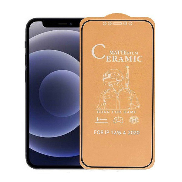 گلس سرامیکی مات آیفون 12 مینی کیفیت عالی - تخفیف ویژه -( گلس iphone 12 mini )