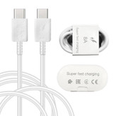 کابل شارژ دو سر تایپ سی 8آمپر سوپرفست شارژ کیفیت عالی ( ویتنام ثبت شده روی سوکت )