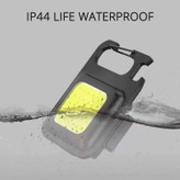چراغ قوه جیبی cob مدل keychain light دارای آهنربا کیفیت معمولی