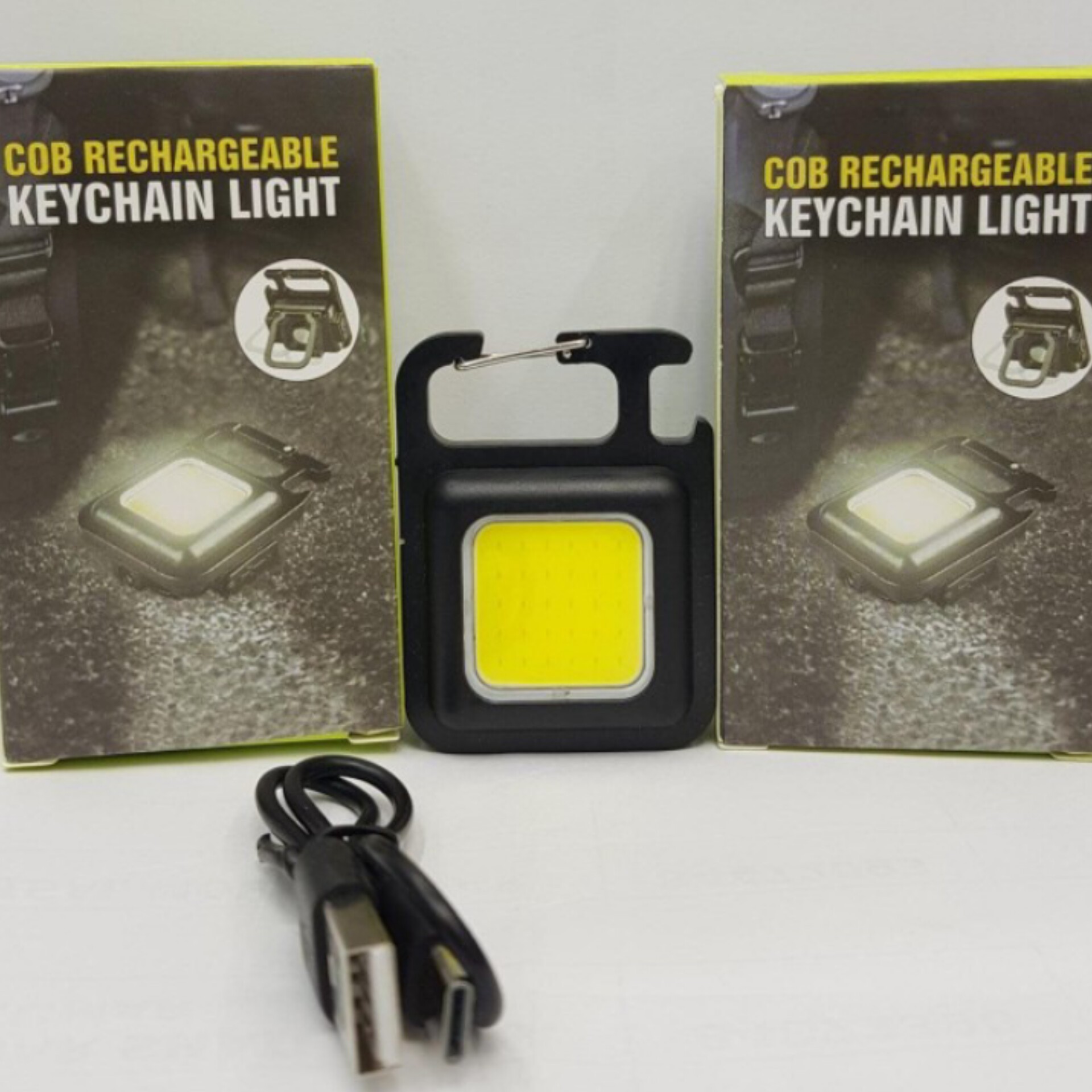چراغ قوه جیبی cob مدل keychain light دارای آهنربا کیفیت معمولی