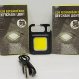 چراغ قوه جیبی cob مدل keychain light دارای آهنربا کیفیت معمولی