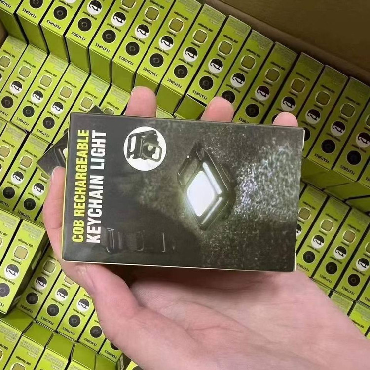چراغ قوه جیبی cob مدل keychain light دارای آهنربا کیفیت معمولی