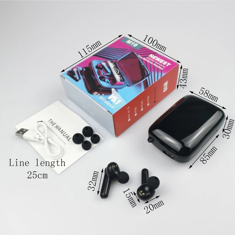 ایرپاد بلوتوثی M19 مدل newest باتری قوی کیفیت عالی - تخفیف ویژه