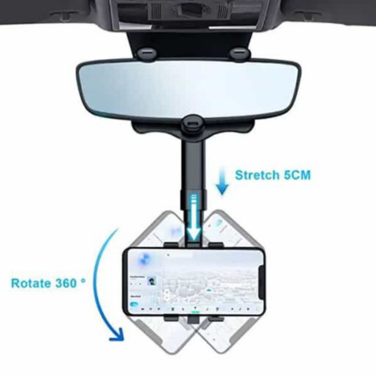 هولدر موبایل آینه ای ماشین مدل ZJ099 phone holder کیفیت عالی