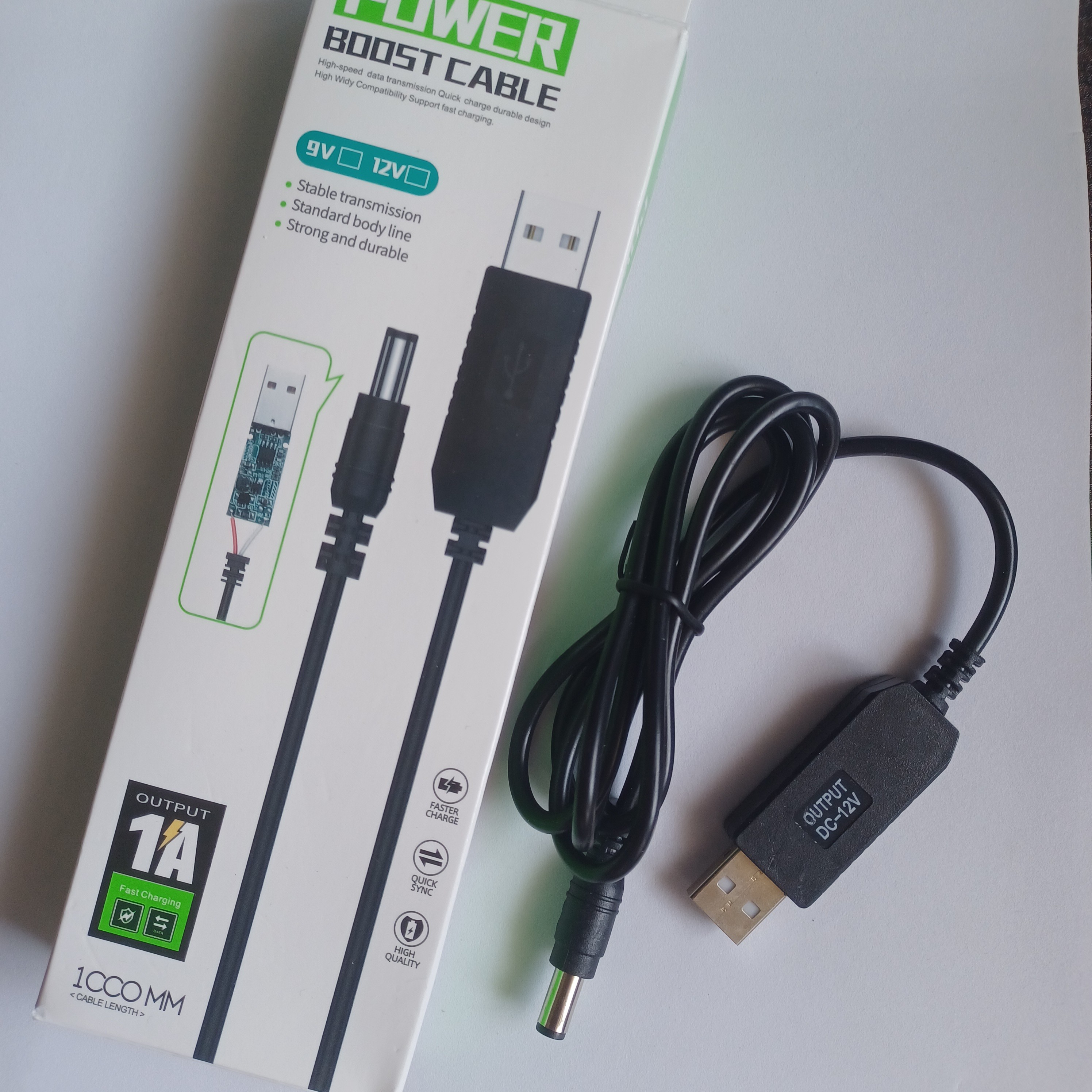 کابل تبدیل سوکت usb به سوکت Dc مدل power boost cable کیفیت عالی