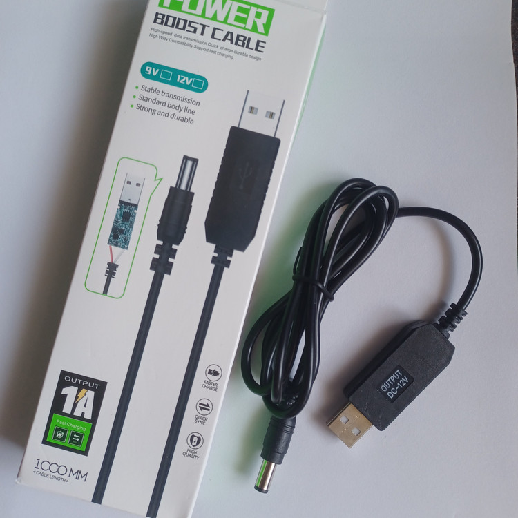 کابل تبدیل سوکت usb به سوکت Dc مدل power boost cable کیفیت عالی
