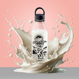 بطری شیر طرح گاو
