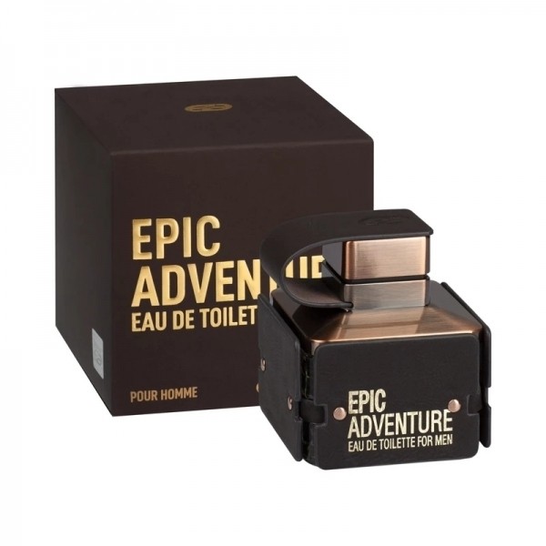 عطر ادکلن مردانه امپر اپیک ادونچر قهوه ای ادوتویلت عمادآرا EA EPIC ADVANTURE