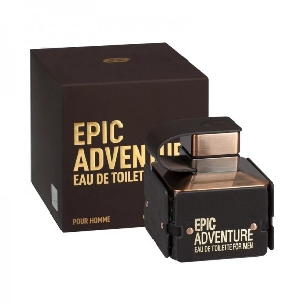 عطر ادکلن مردانه امپر اپیک ادونچر قهوه ای ادوتویلت عمادآرا EA EPIC ADVANTURE