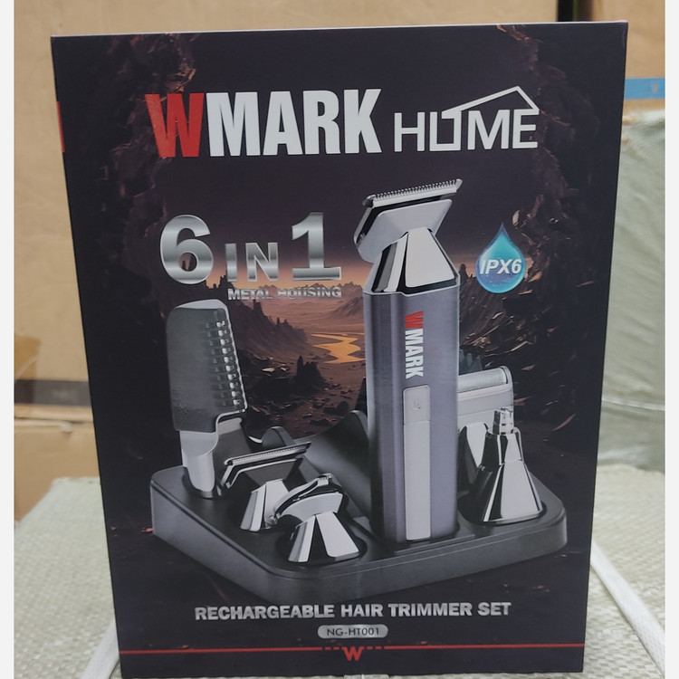 ماشین اصلاح 6 کاره حرفه ای دبلیو مارک مدل HT001 WMARK