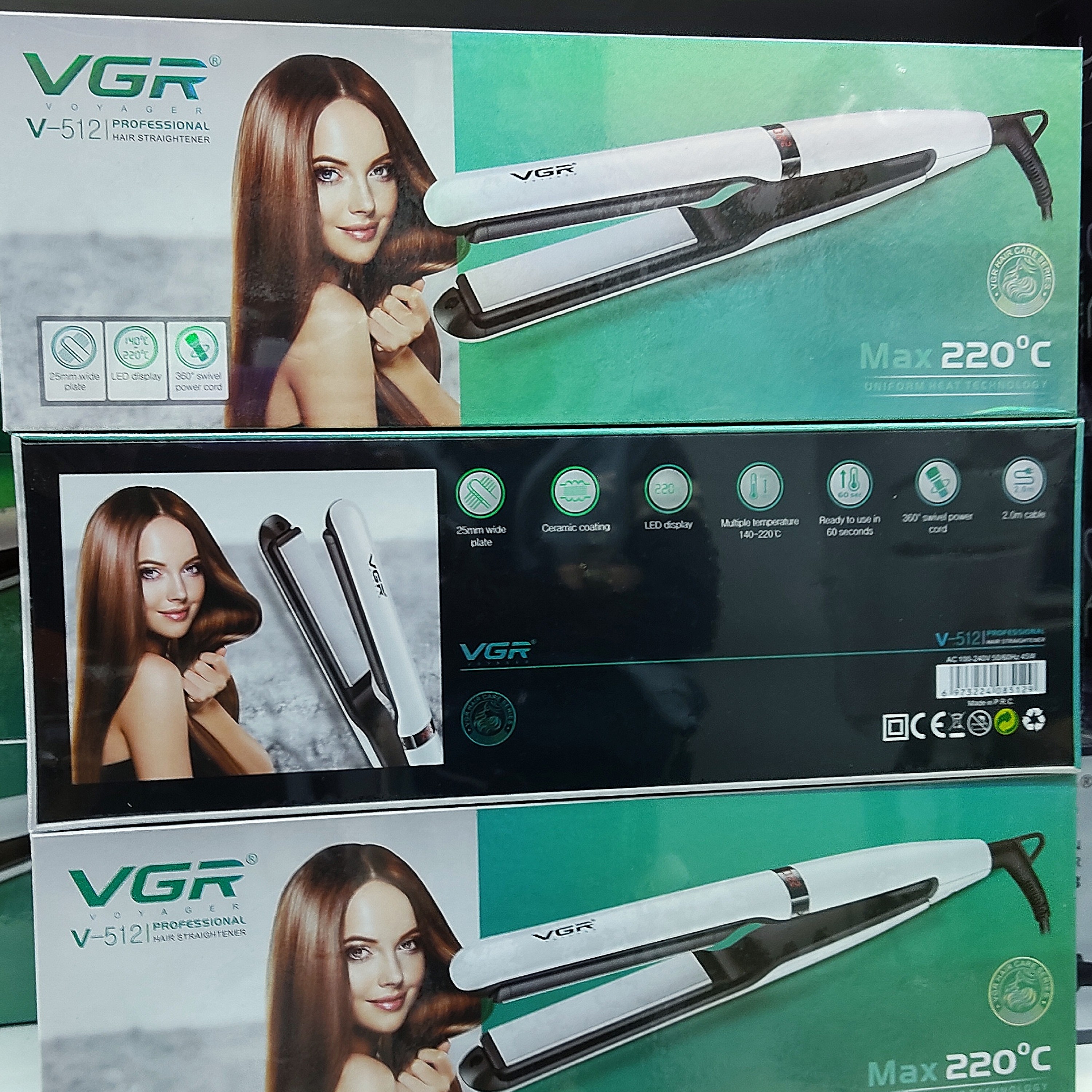اتو مو وی جی آر مدل V-512 حالت دهنده مو بابلیس کراتینه ویو مو