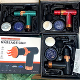ماساژور تفنگی گان مدل 760 حرارتی MASSAGE GUN JY-760 PLUS ماساژور 6 کاره سرد و گرم