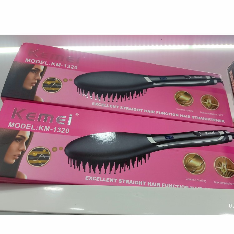 برس حرارتی کیمی KM-1320 قیمت و خرید برس حرارتی ، اتو مو ، سشوار ، شانه