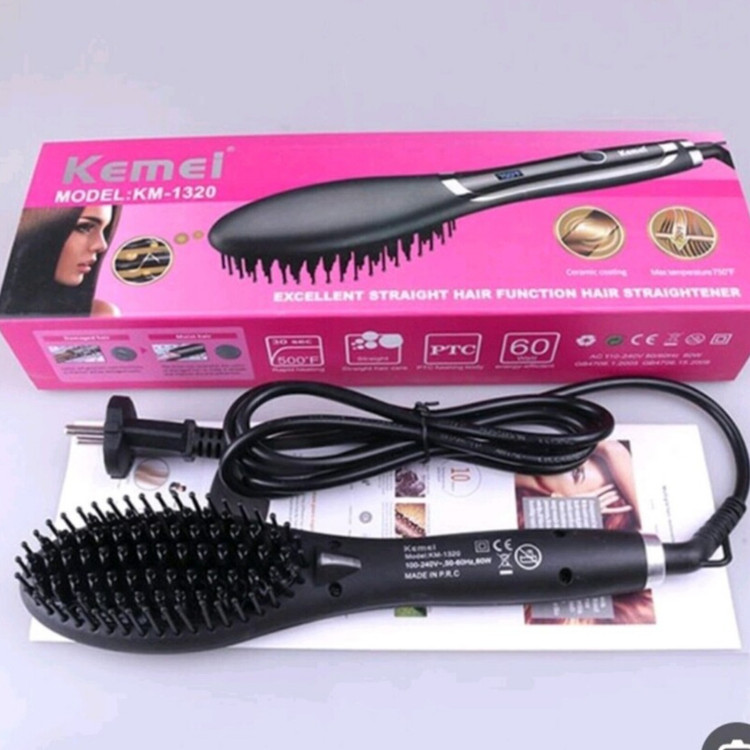 برس حرارتی کیمی KM-1320 قیمت و خرید برس حرارتی ، اتو مو ، سشوار ، شانه