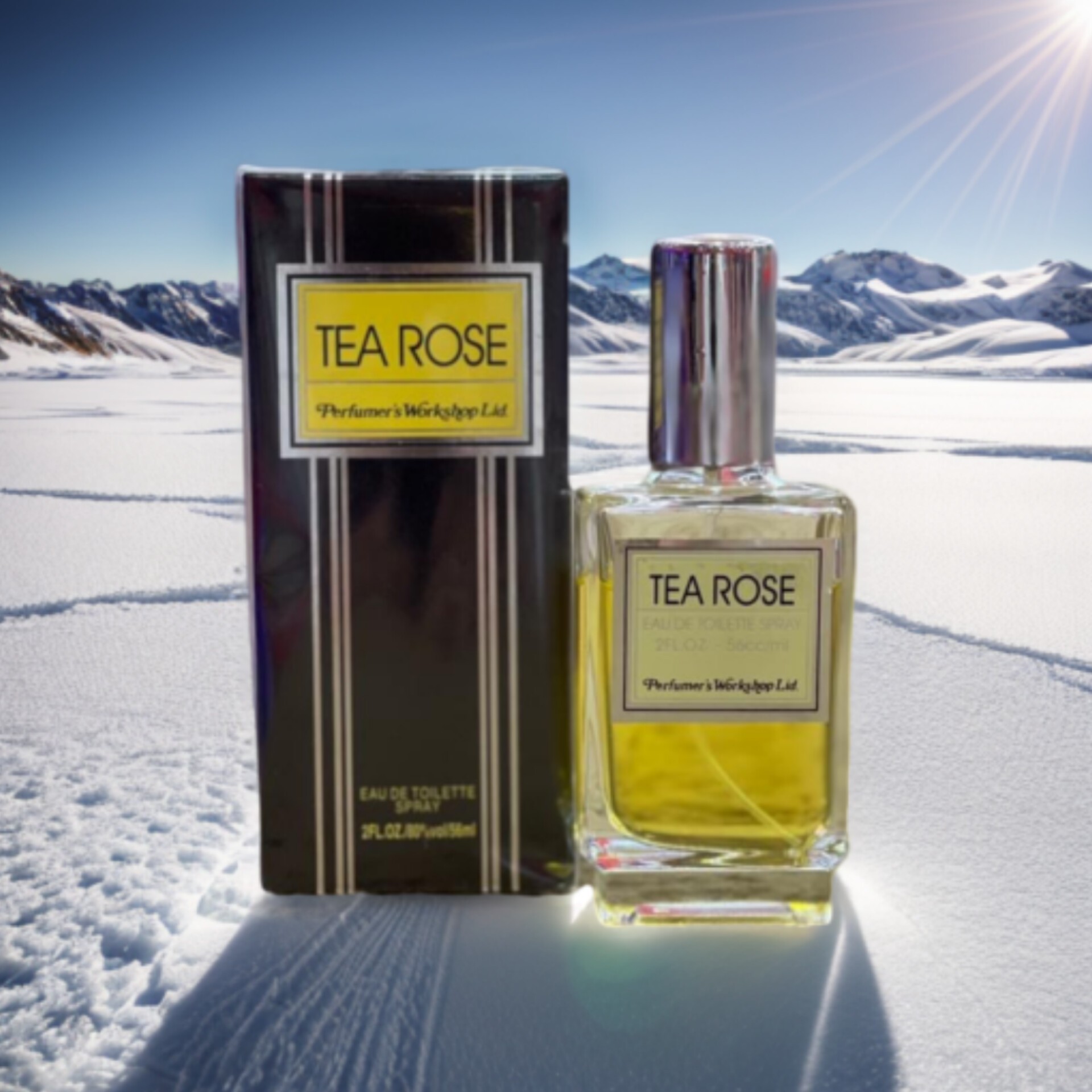 ادکلن تیروز اصل آمریکایی تیروس 56 میل  Tea Rose  قیمت و خرید و فروش ادکلن