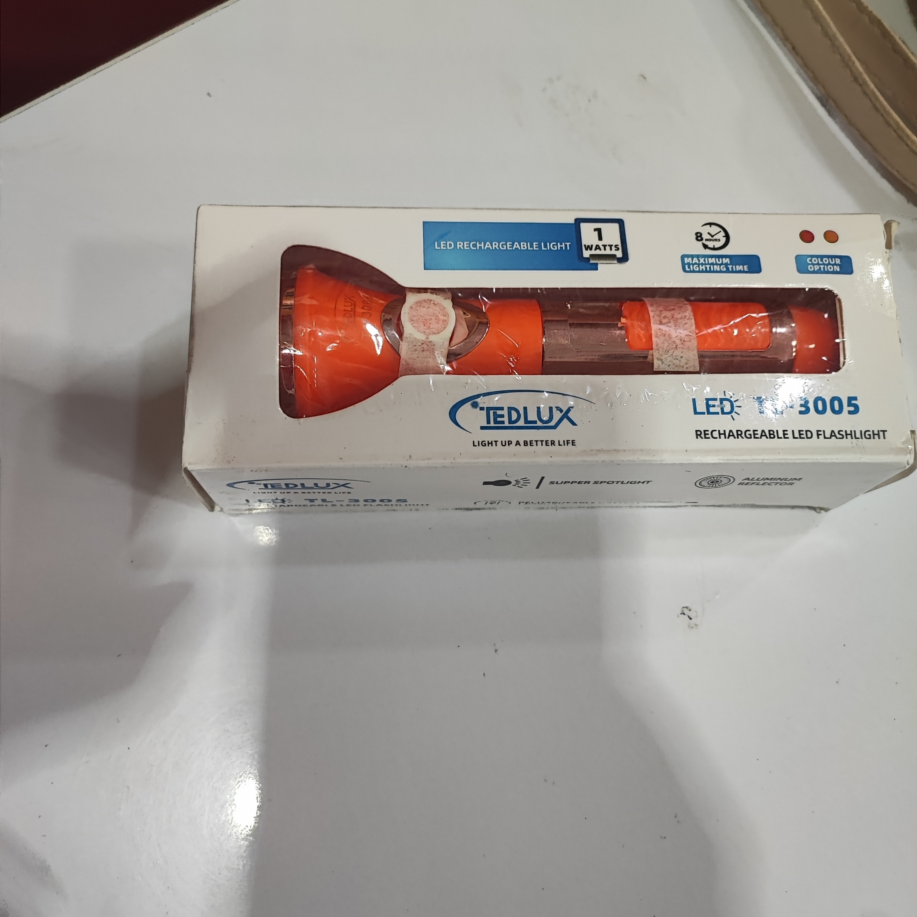 چراغ قوه شارژی هیتر دار tedlux