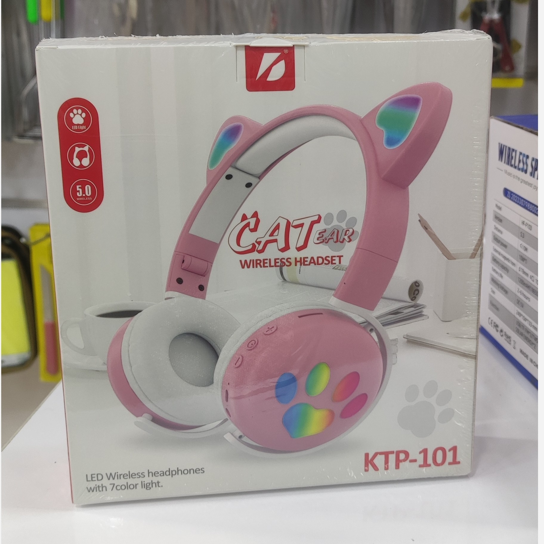هدفون گربه ای بلوتوثی بیسیم وایرلس KTP-101