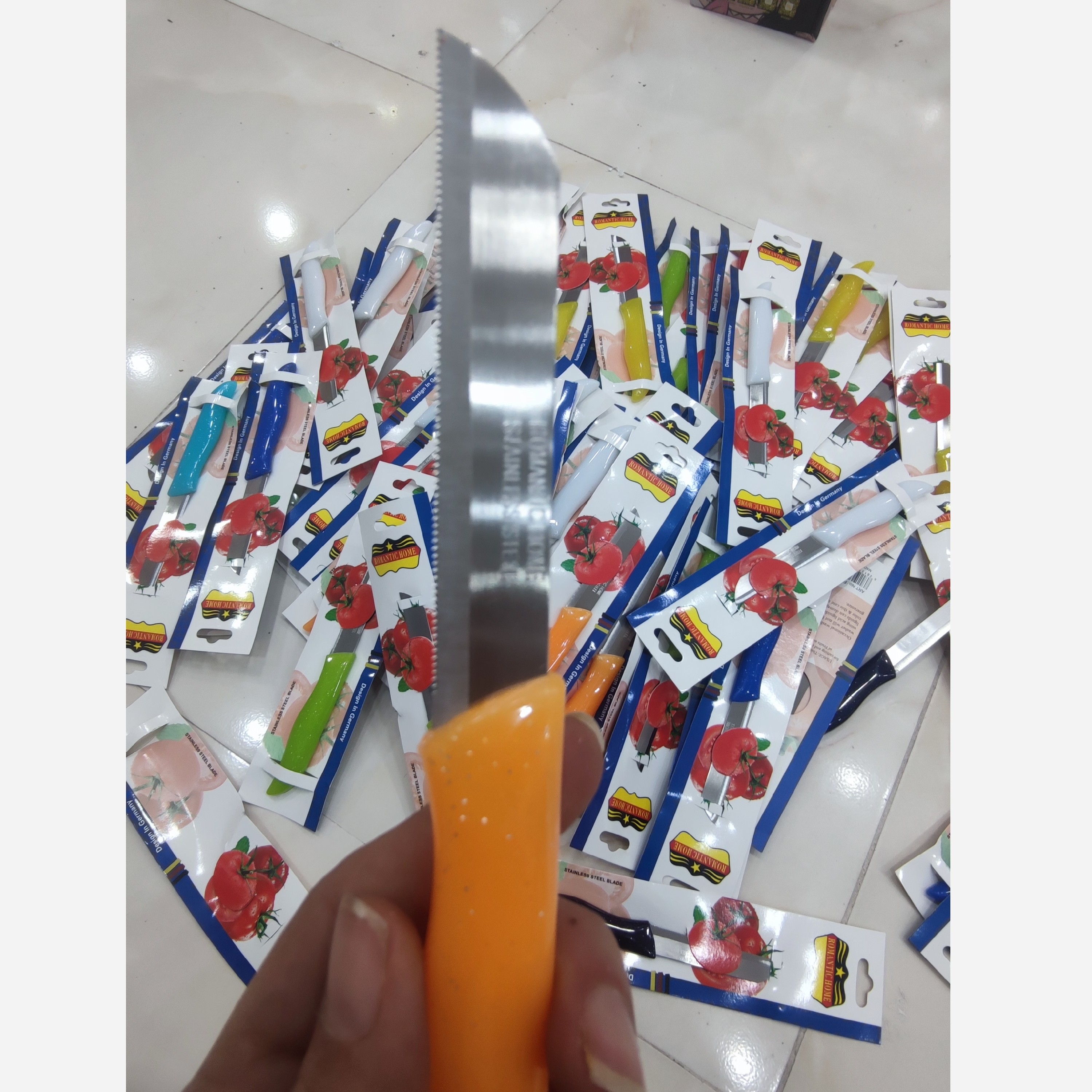 چاقو اره ای مخصوص گوجه و پیاز مارک رومانتیک هوم