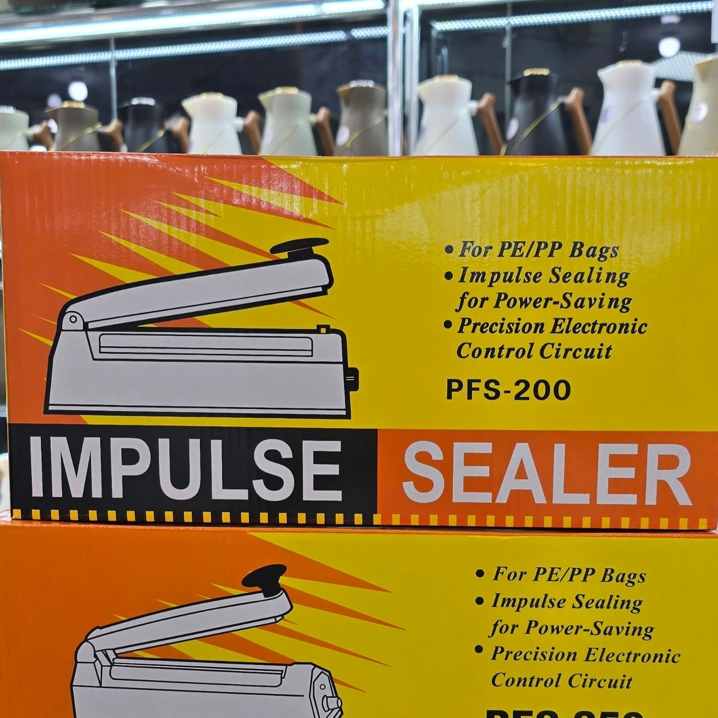 دستگاه پرس پلاستیک Impulse Sealer (عرض 25سانت