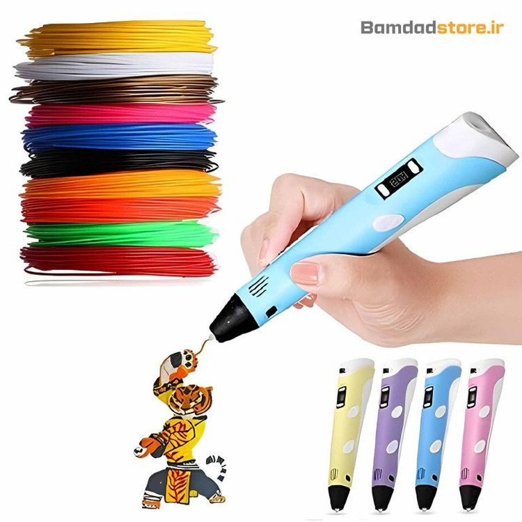 قلم سه بعدی جادویی3d pen همراه فیلامنت