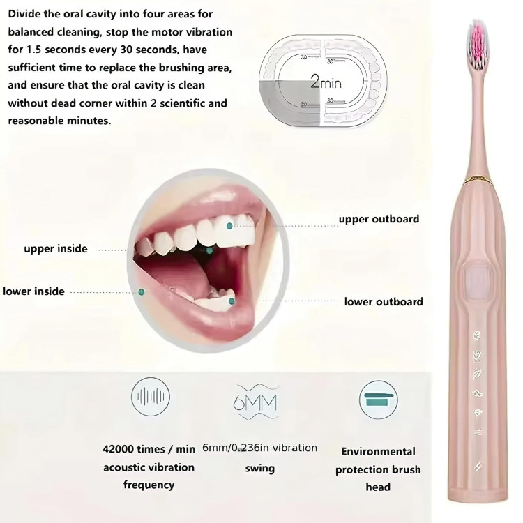 مسواک برقی مدل Sonic Electric Toothbrush
