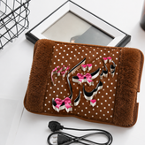 کیسه آب گرم برقی هدیه مخملی با چاپ عکس اختصاصی