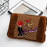 کیسه آب گرم برقی هدیه مخملی با چاپ عکس اختصاصی