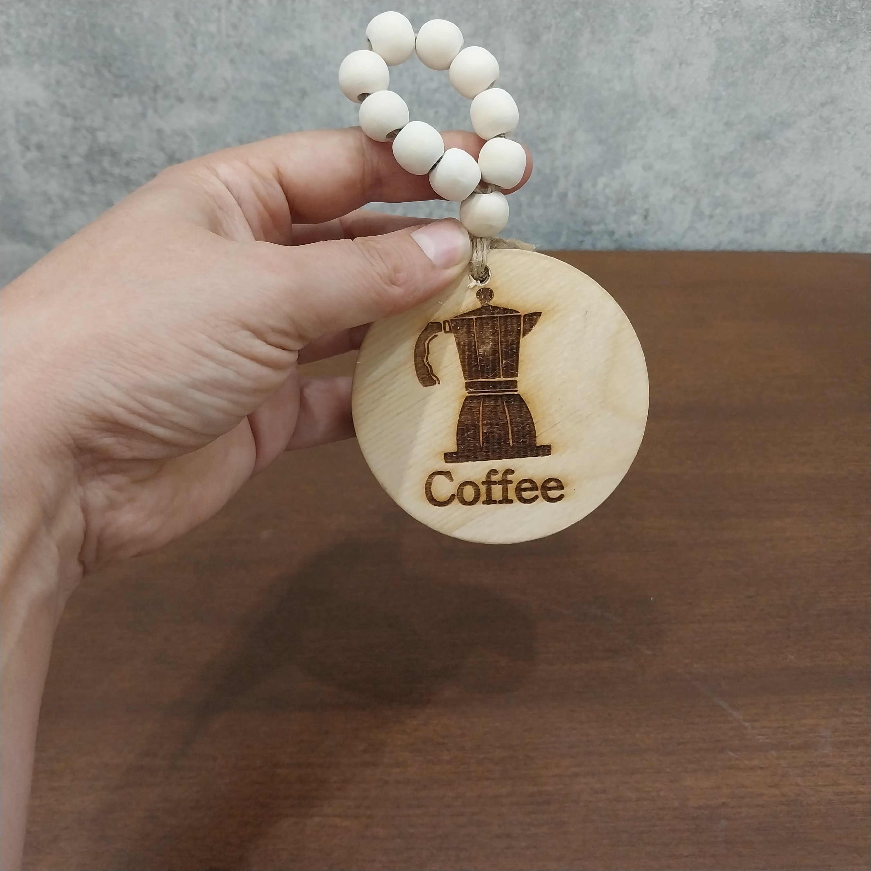 نشانگر چوبی مهره دار