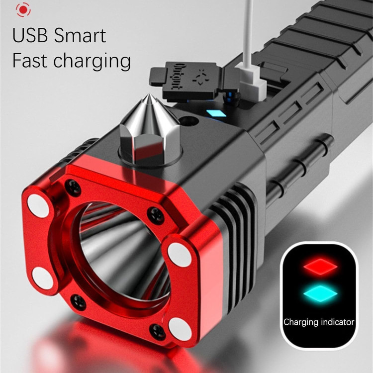 چراغ قوه اضطراری شارژی 8 کاره مدل LED 3W TORCH
