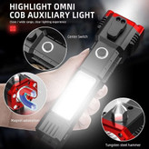چراغ قوه اضطراری شارژی 8 کاره مدل LED 3W TORCH