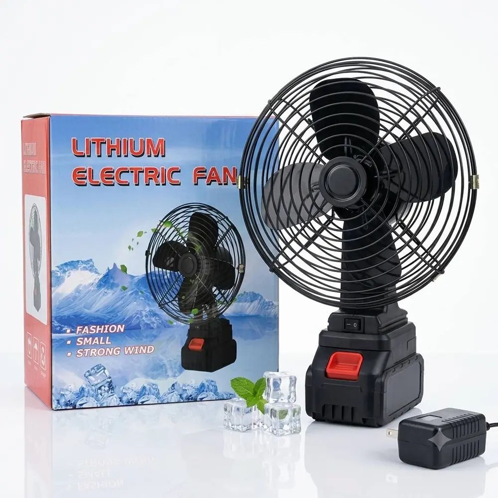 پنکه شارژی توری فلزی مدل FAN LITHIUM